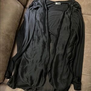 Elegant Black Sheer Blouse